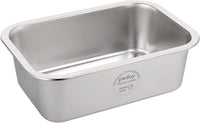 PEDAY 2.64 Gallon Extra Large Dog Water Bowl - 1.2 gallon / Silver Classic