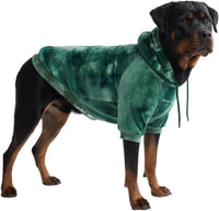 Spark Paws Dog Hoodie, Buttery-Soft Sweater Sweatshirt - Green Skydye / 5XL