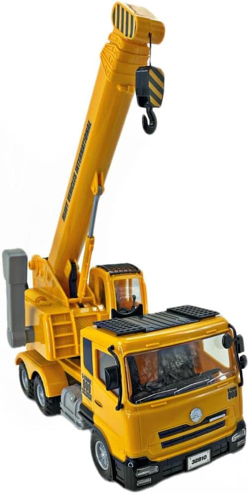 Big Daddy Trucks-Large Sized Friction Powered King Crane which - image 3