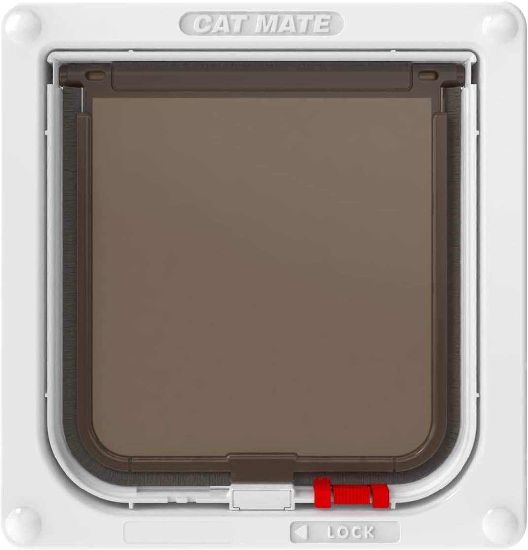 White Cat Mate 2-way lockable cat flap for small to medium cats - view 4