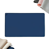 Non-Slip Waterproof Pet Feeding Mat - Medium, 20 x 12 Inch / Ocean Navy