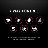 Flea and Tick Prevention for Cats, Repellent, and Control, Fast Acting Waterproof Topical Drops for Cats Over 3.5 lbs, 3 Month Dose