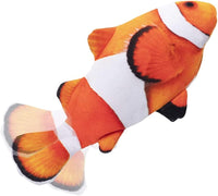 Tocirelo Cat Toys Flopping Fish with Catnip - Clownfish