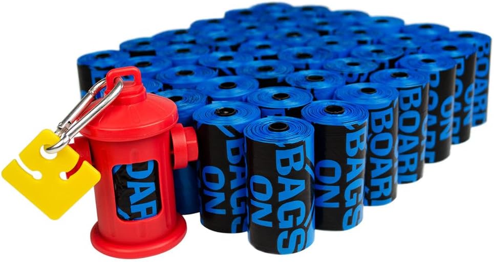 Bags on Board Dog Poop Bags, Strong Leak Proof Waste Bags