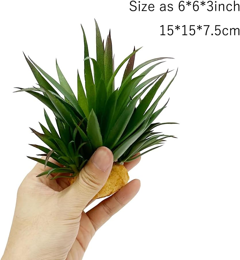 Reptile Artificial Plants Succulent Terrarium Decor Desert Rainforest - Agave-set - image 3