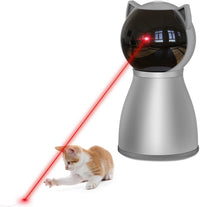 Automatic Laser Cat Toy – Motion-Activated Rechargeable Interactive Cat Toy with Random Laser Patterns