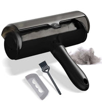Skyana Pet Hair Roller Brush, Reusable Fur Removal Tool,Self-Cleaning Lint Roller for Dogs and Cats.Hair Removal for Fourniture,Couch,Carpet,Clothing,and Bedding (Black)
