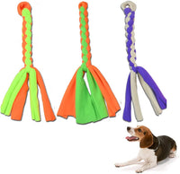 ASOCEA 3 Pack Dog Rope Toys Flirt Pole Replacement for Small Medium - Green+Yellow