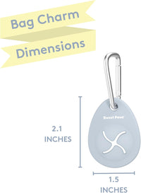 Dog Poop Bag Holder Charm for Hands-Free Carry of Used Poop Bag - Blush Pink - image 4