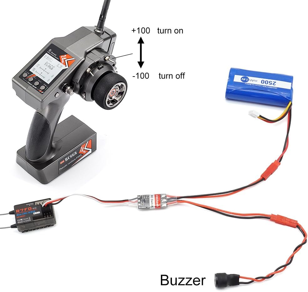 RC Remote Controlled AUX on/Off Electronic Switch Relay for Car Truck - 8A - image 4