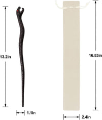 WinSence Magic Wizard Witch Sorcerer Witchcraft Wand for Collectible - Serpent - image 4