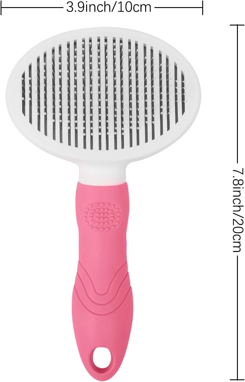 Self Cleaning Slicker Brush - 1Pack Pink - image 3