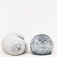 MerryXD Chubby Blob Seal Pillow - Grey / Large - image 2