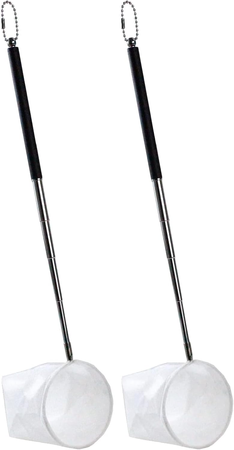 AQUANEAT Small Fish Tank Shrimp Net - Round / 2 Inch (Pack of 2)