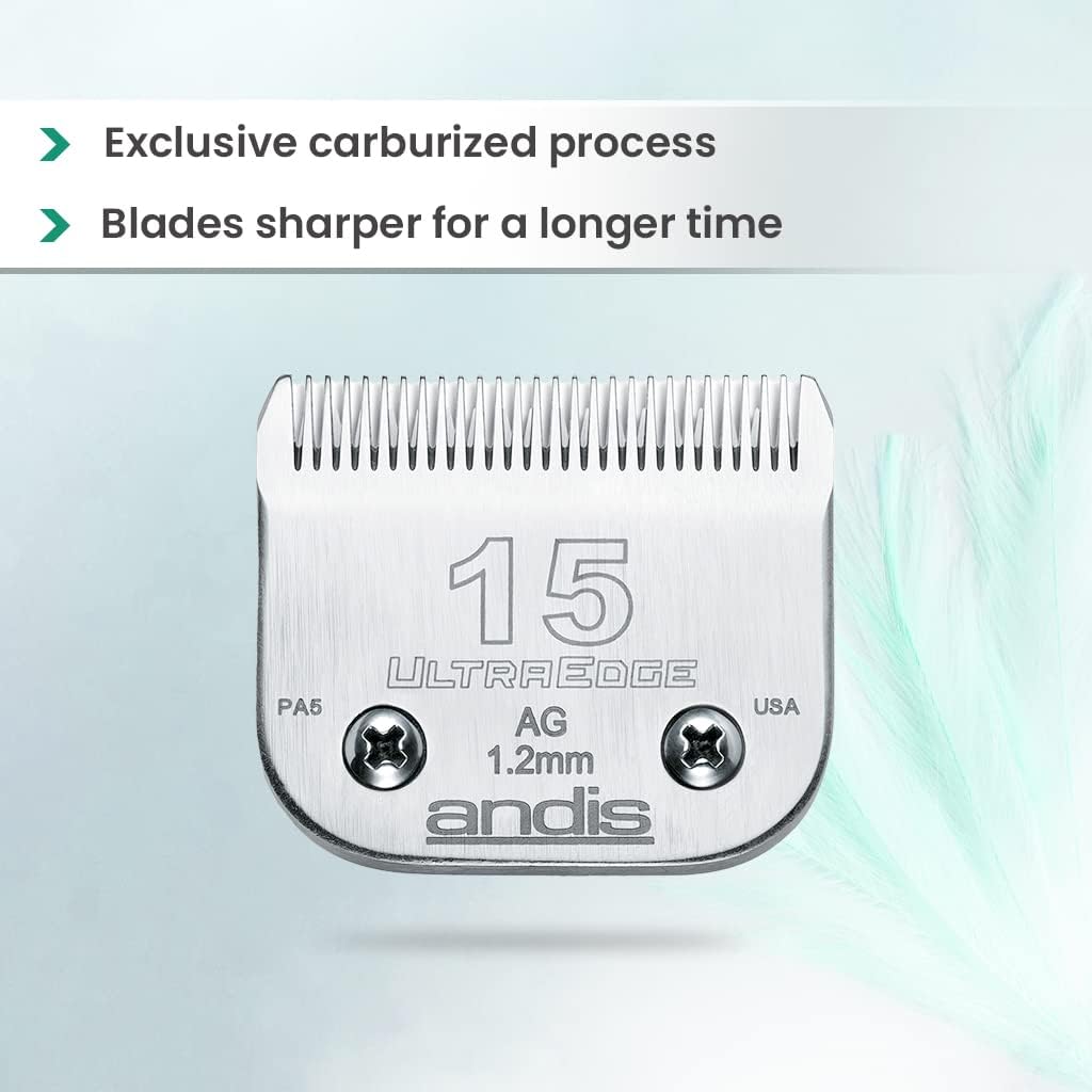 Andis, 64071, Ultra Edge Dog Clipper Blade - 15 Blade (Pack of 1) - image 3