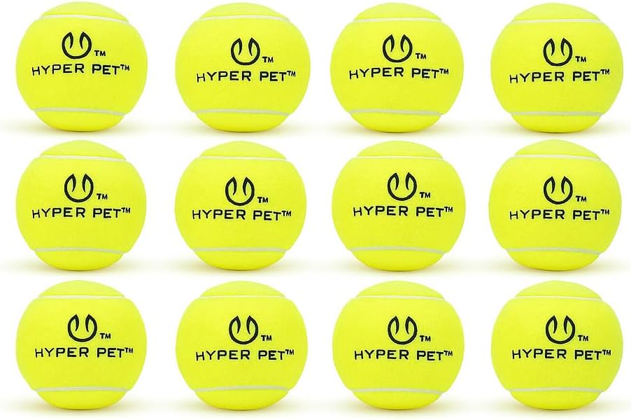 Hyper Pet Mini Extra Small Tennis Balls for Dogs - Green / Regular 2.5" - 12 Pack