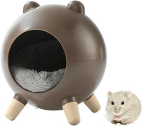TUTU&LELE Hamster Hideout Space Elf Nest - Brown