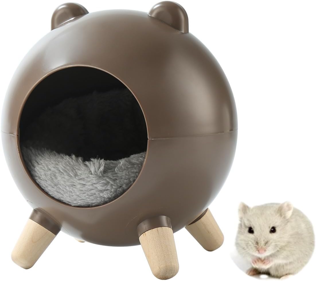 TUTU&LELE Hamster Hideout Space Elf Nest - Brown