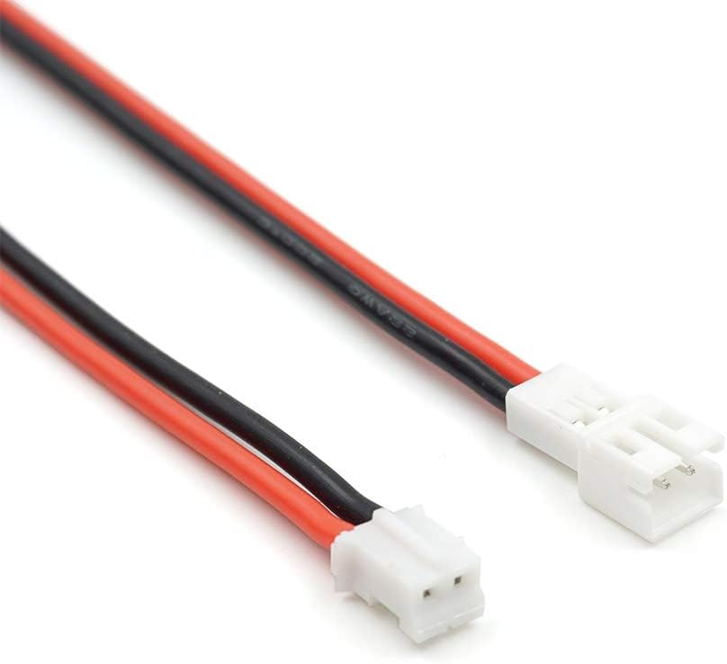 Elechawk 10-pack JST-PH 2.0 female connector cables on 22AWG silicone wire - view 3