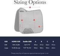LeMieux Suede Dressage Square - English Saddle Pads for Horses - Equestrian Riding Equipment and Accessories