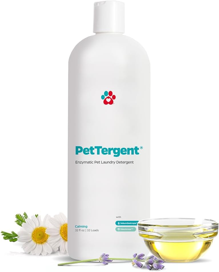 Pet Parents PetTergent, Enzymatic Pet Laundry Detergent - Calming / 32 Fl Oz (Pack of 1)
