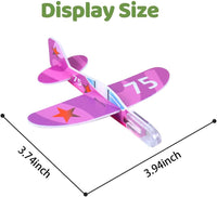 Manmel 50 Pcs Foam Gliders Planes Toys for Kids, Paper Airplane - Medium - image 3