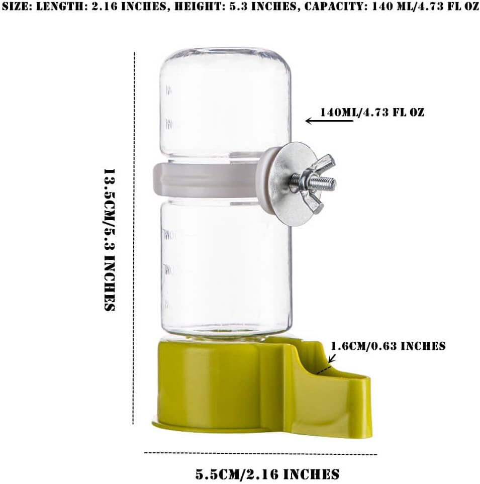 Pet Bird Automatic Water Feeder - White - image 2