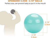 Wonder Space Soft Pit Balls - 50 balls / Mix - Pastel - image 4
