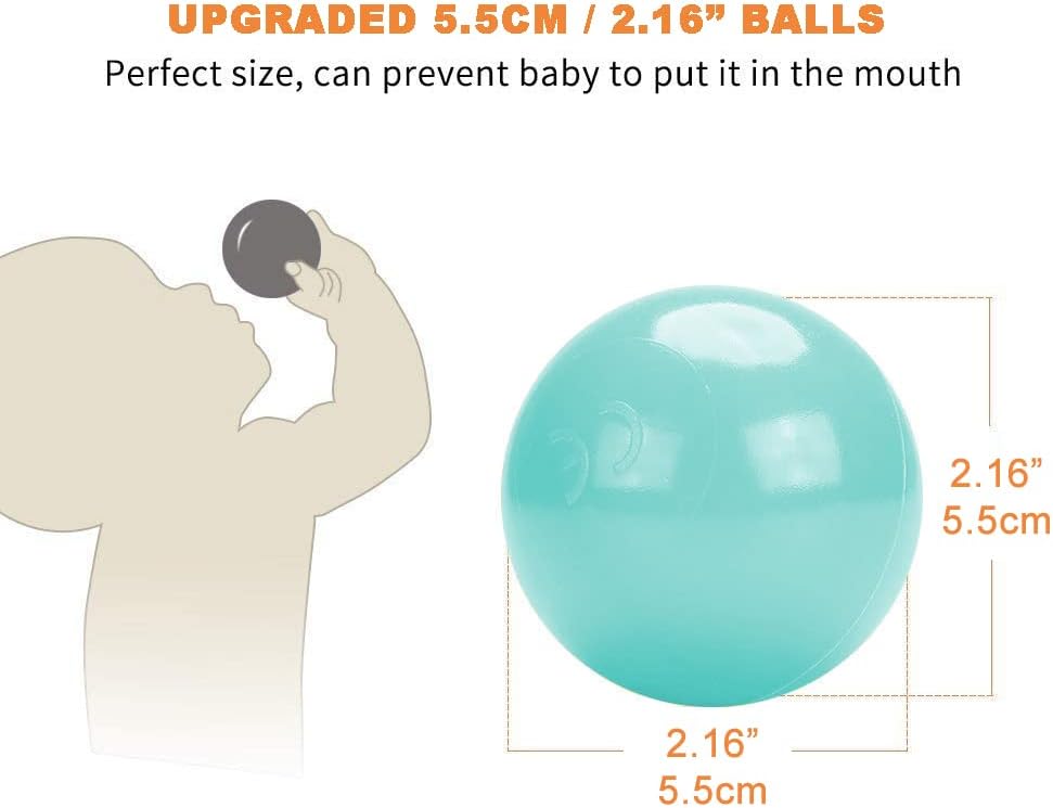 Wonder Space Soft Pit Balls - 50 balls / Mix - Pastel - image 4