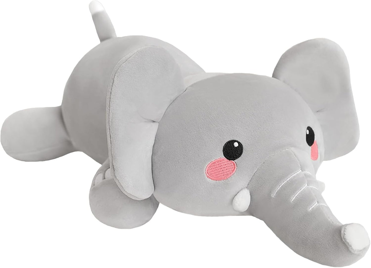 SQEQE Weighted Black Cat Plush - Elephant / Small(9.8 Inch)