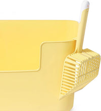 Cat Scooper for Litter Box, Cat Litter Scoop, Kitty Litter Scoop, Cat Poop Collector, All in One Litter Scoop Pet Litter Sifter (White)