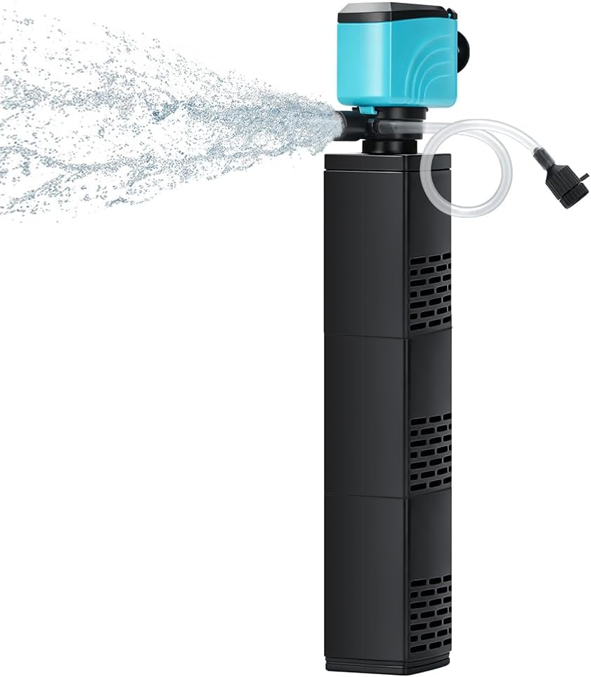 DaToo Aquarium Filter 5-15 Gallon Fish Tank Filter 120GPH Powerful - 35W 660GPH For 100-300 Gallon