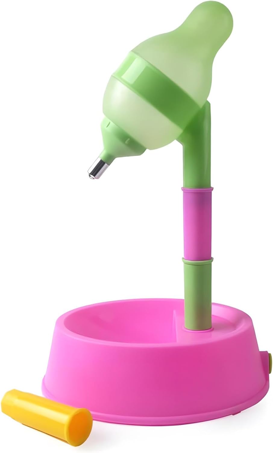 Pet Standing Water Dispenser Cat Dog Standing Bowl with Detachable - Red / Dispenser