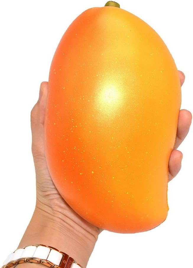 Squishy Gold Mango Colossal Slow Rising Scented Fruit Squishies – Fun for Kids & Family - image 4