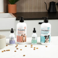 Melatonin + Organic Calming Hemp Oil for Dogs Anxiety and Stress Relief - Calming Drops Pet Hemp Oil for Dogs & Cats - Hip and Joint Support Supplement for Dogs Pain Management (2oz)