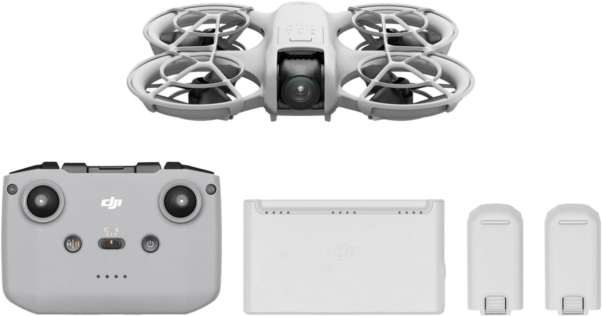 DJI Neo, Mini Drone with 4K UHD Camera for Adults, Palm Takeoff - DJI Neo Fly More Combo (3 Batteries, RC-N3)