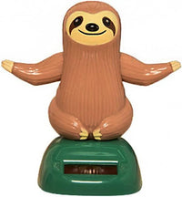 YDEROD sloth solar dancing figure in beige resin for a car dashboard - view 2