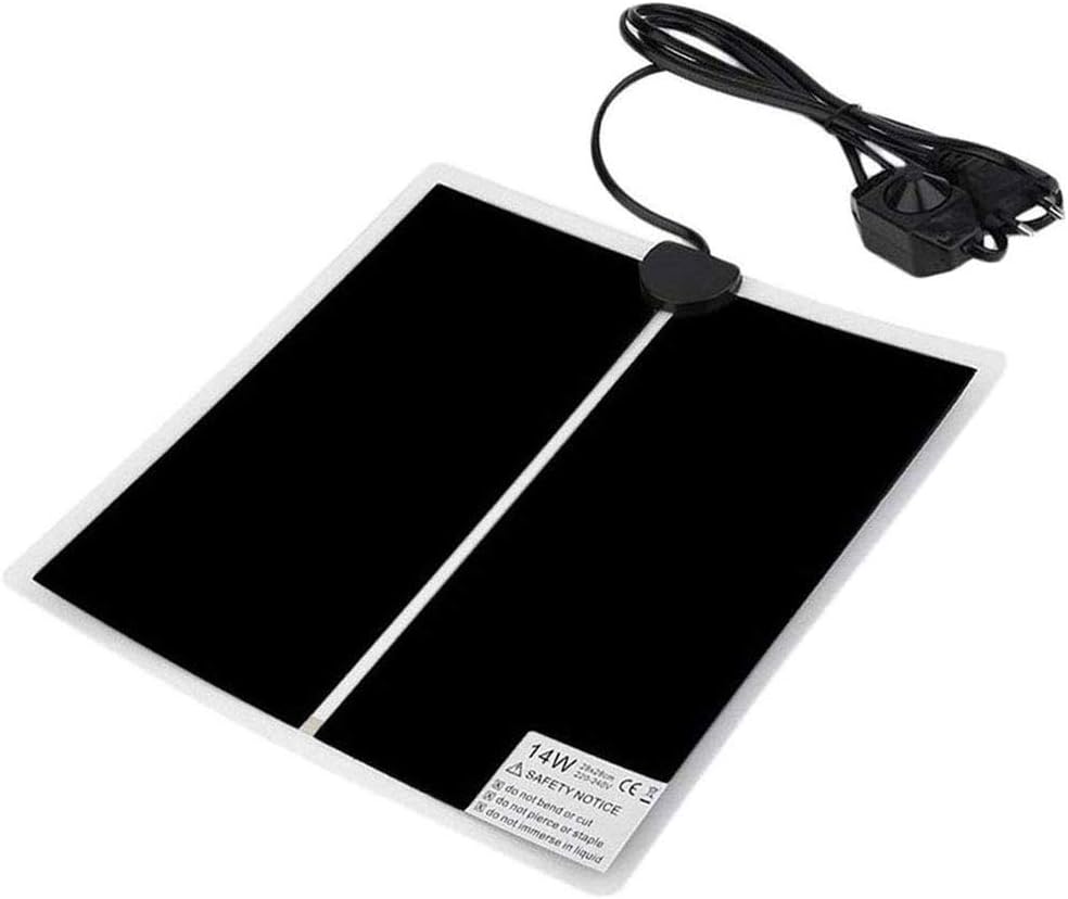 Reptile Heating Pad with Temperature Adjustment - 11 x 11 IN