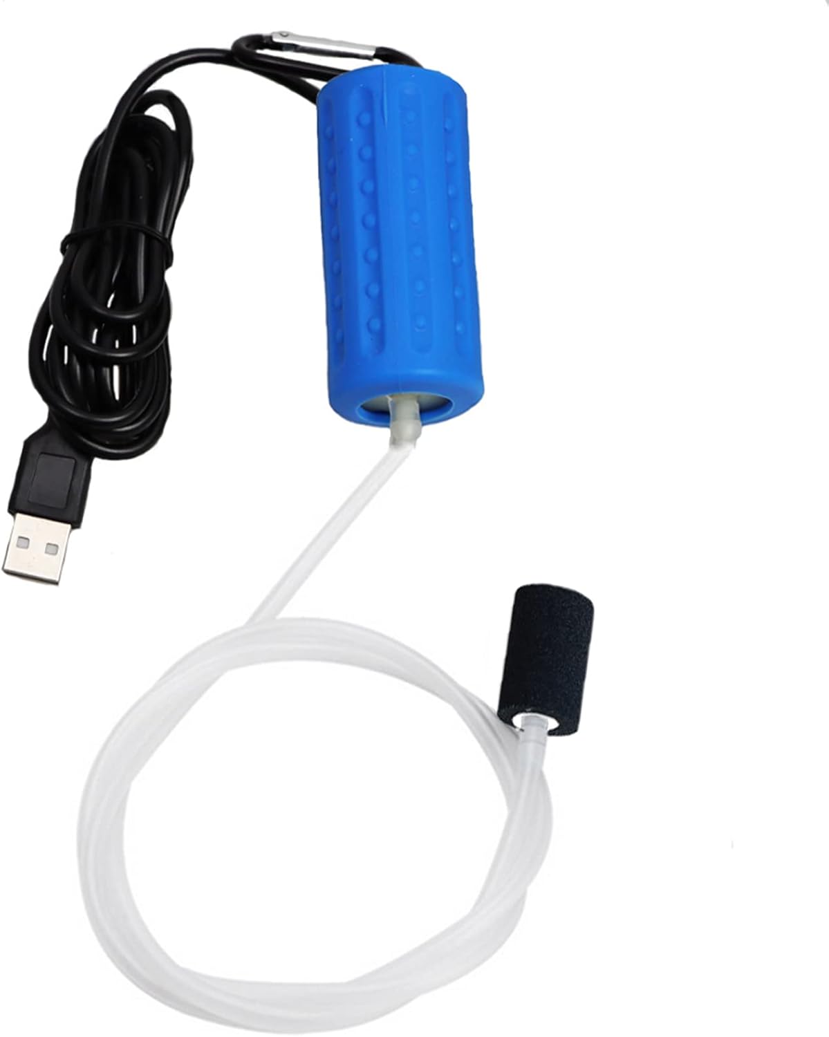 Aquarium Air Pump Mini USB Fish Tank Oxygen Air Pump 1W – Essentials for Fish - Sky Blue