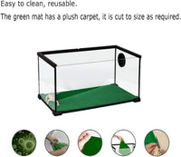 Reptile Carpet, 2 Pack of Bearded Dragon Mat Terrarium Substrate Liner Bedding for Snake Turtle - 24'' X 16'' / 2 PCS - image 2