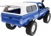 WPL C24 1/16 scale blue RC rock crawler 4x4 off-road pickup truck with LED lights - view 4