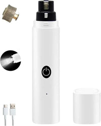 GajetNest Professional Pet Nail Grinder for Dogs and Cats, 2 Speeds LED Light USB Charging Low Vibration, Quiet, Cordless Ergonomic Long Lasting Battery, Safety Guard