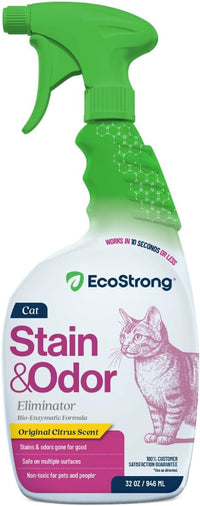 Eco Strong Cat Stain And Odor Remover - 32 Fl Oz (Pack of 1)
