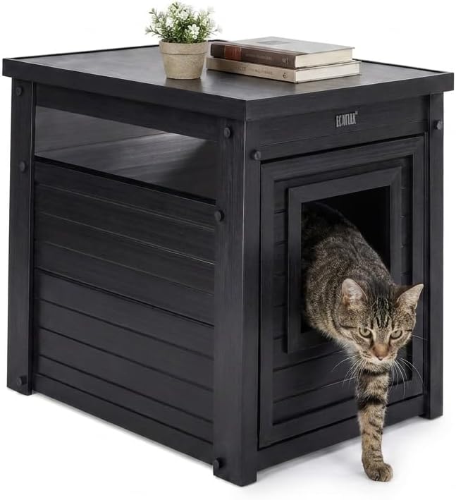 New Age Pet ECOFLEX Litter Loo Enclosure - Black / Standard
