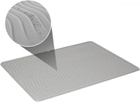 PetFusion ToughGrip Waterproof Cat Litter Matt with Inner Channels - Gray / 1 Count (Pack of 1)