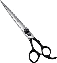 7.0'' Professional Dog Grooming Scissors Set with Black Non-Slip - Straight Shear / 8.0''