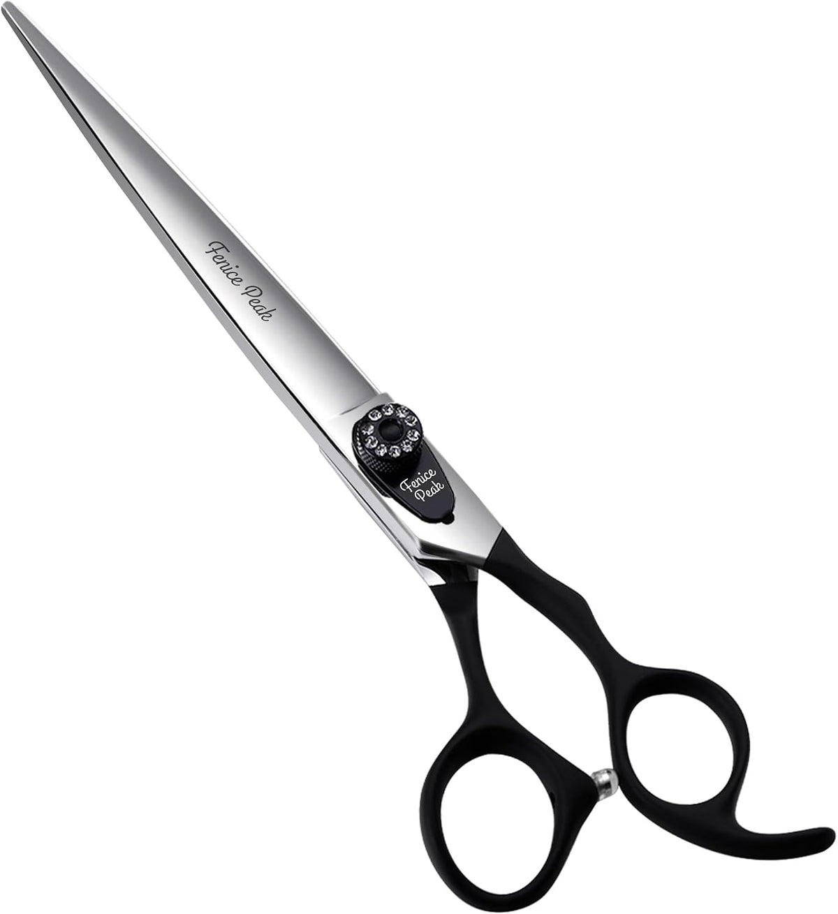 7.0'' Professional Dog Grooming Scissors Set with Black Non-Slip - Straight Shear / 8.0''