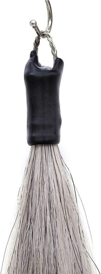 Horse Tail Extensions with Braided Horsehair Loop, Blunt Cut Bottom, 28-30 inches Long and 3/8 lb Weight