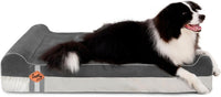 Laifug Orthopedic Memory Foam Extra Large Dog Bed Pillow Durable - 50.0"L x 36.0"W x 10.0"Th / Grey