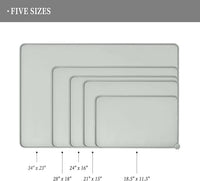 Waterproof Pet Feeding Mat with High Raised Edges, Heavier and Thicker Placemats for Cat Dog Water Bowl with BPA Free, Dogs Cats Food Mats for Messy Drinkers to Prevent Spill and Protect Floors